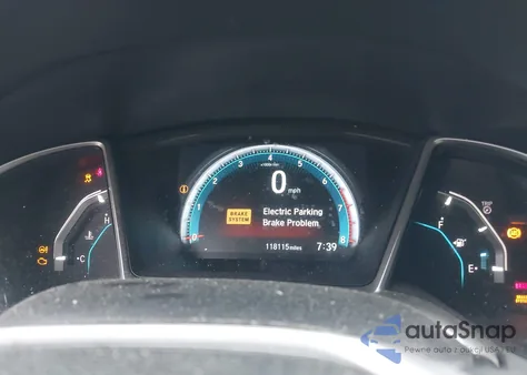 2018 Honda Civic Ex-L from USA, damaged, VIN 19XFC1F75JE001696